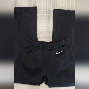Nike Black Swoosh Athletic Dri-fit Joggers XS
